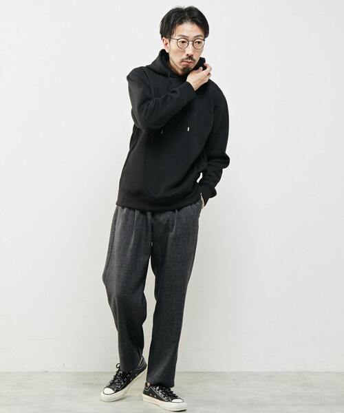 MEN'S MELROSE(メンズメルローズ)の「ミリオラメントWエアーフーディ(パーカー・メンズ・ワインレッド/ブラック/グレー/カーキ/チャコールグレー/アイボリー・4/3)」の11枚目の写真