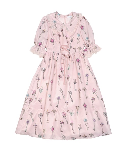 MILK プリンセスワンピ 未使用タグ付き ステンドグラス ドレス Y3K MILK（ミルク）の「プリンセス key dress（ドレス）」 - WEAR