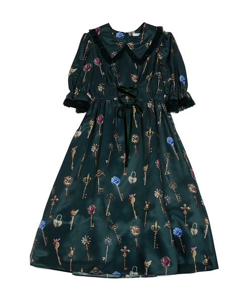MILK プリンセスワンピ 未使用タグ付き ステンドグラス ドレス Y3K MILK（ミルク）の「プリンセス key dress（ドレス）」 - WEAR