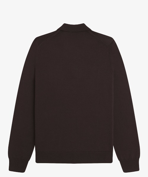 FRED PERRY(フレッドペリー)の「Classic Knitted Long Sleeve Shirt/クラシックニット長袖ポロシャツ(ポロシャツ・メンズ・ブラック/ネイビー/グリーン/ベージュ/ブラック系その他/ネイビー系/ダークグリーン/ブラック系その他2/ベージュ系その他/グリーン系その他/ネイビー系1/ブラウン/ネイビー系2・S/M/L)」の22枚目の写真