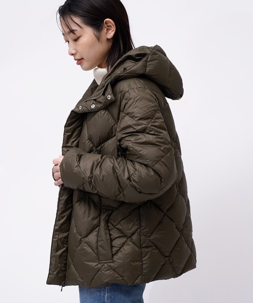 TAION（タイオン）の「【 TAION / タイオン 】 フード ダウン ジャケット  TAION 106JKCI DON（その他アウター・レディース・ブラック/ベージュ/オフホワイト/オリーブドラブ・M/L）」の8枚目の写真