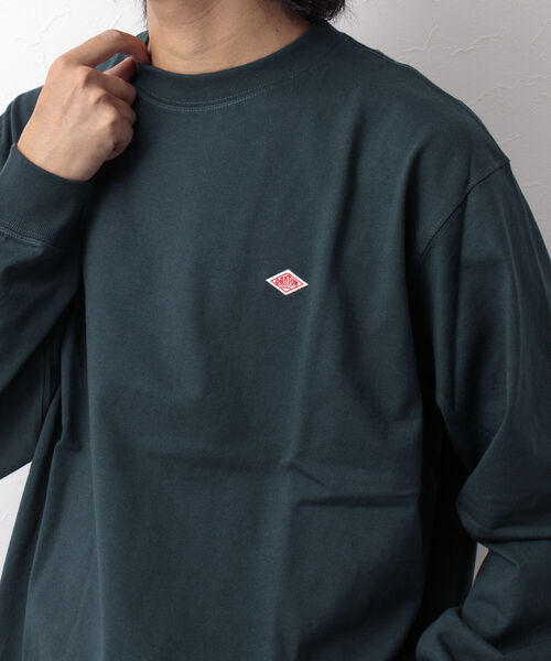 DANTON（ダントン）の「【DANTON/ダントン】CREW NECK P.O L/S ロンT #DT-C0133（Tシャツ/カットソー・メンズ・ホワイト/アイボリー/グレイッシュベージュ/グリーン・38/40/42/44）」の4枚目の写真
