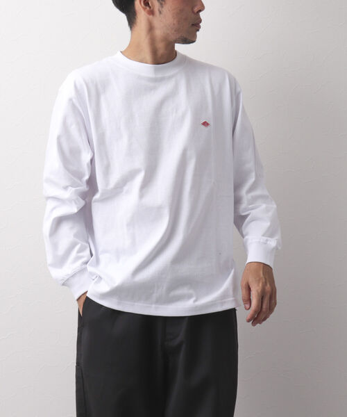 DANTON（ダントン）の「【DANTON/ダントン】CREW NECK P.O L/S ロンT #DT-C0133（Tシャツ/カットソー・メンズ・ホワイト/アイボリー/グレイッシュベージュ/グリーン・38/40/42/44）」の16枚目の写真