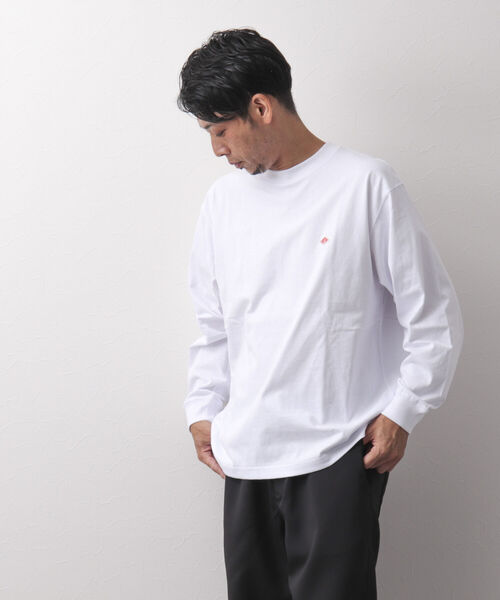 DANTON（ダントン）の「【DANTON/ダントン】CREW NECK P.O L/S ロンT #DT-C0133（Tシャツ/カットソー・メンズ・ホワイト/アイボリー/グレイッシュベージュ/グリーン・38/40/42/44）」の17枚目の写真