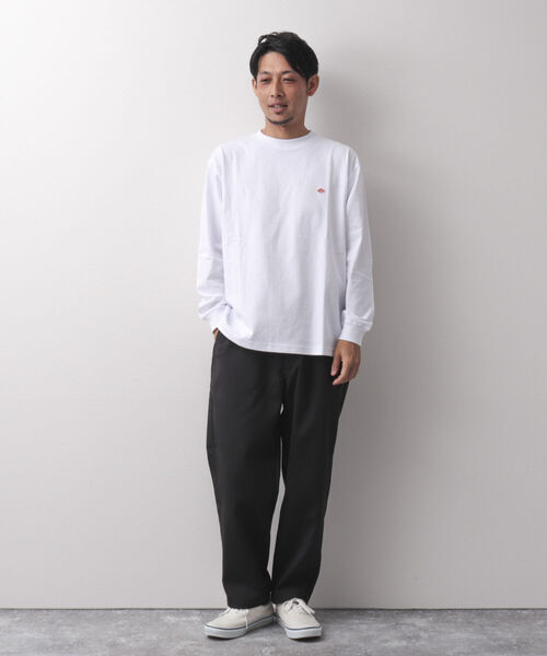 DANTON（ダントン）の「【DANTON/ダントン】CREW NECK P.O L/S ロンT #DT-C0133（Tシャツ/カットソー・メンズ・ホワイト/アイボリー/グレイッシュベージュ/グリーン・38/40/42/44）」の18枚目の写真