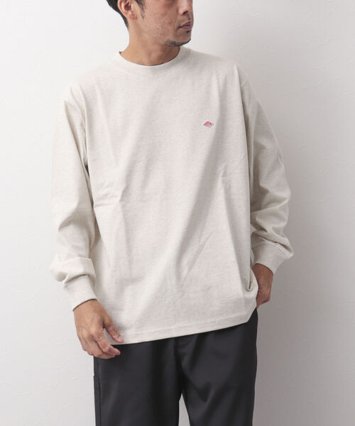 DANTON（ダントン）の「【DANTON/ダントン】CREW NECK P.O L/S ロンT #DT-C0133（Tシャツ/カットソー・メンズ・ホワイト/アイボリー/グレイッシュベージュ/グリーン・38/40/42/44）」の19枚目の写真