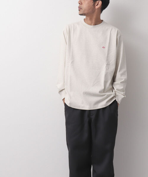 DANTON（ダントン）の「【DANTON/ダントン】CREW NECK P.O L/S ロンT #DT-C0133（Tシャツ/カットソー・メンズ・ホワイト/アイボリー/グレイッシュベージュ/グリーン・38/40/42/44）」の20枚目の写真
