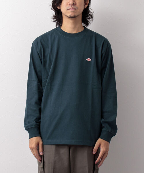 DANTON（ダントン）の「【DANTON/ダントン】CREW NECK P.O L/S ロンT #DT-C0133（Tシャツ/カットソー・メンズ・ホワイト/アイボリー/グレイッシュベージュ/グリーン・38/40/42/44）」の8枚目の写真
