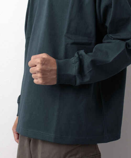 DANTON（ダントン）の「【DANTON/ダントン】CREW NECK P.O L/S ロンT #DT-C0133（Tシャツ/カットソー・メンズ・ホワイト/アイボリー/グレイッシュベージュ/グリーン・38/40/42/44）」の11枚目の写真
