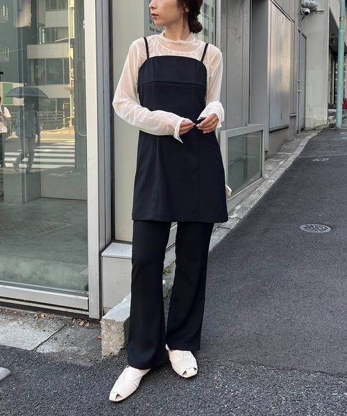 CAPRICIEUX LE'MAGE(カプリシューレマージュ)の「スタイルアップフレアパンツ(その他パンツ・レディース・ブラック/モカ/ホワイト系その他・38/36)」の15枚目の写真