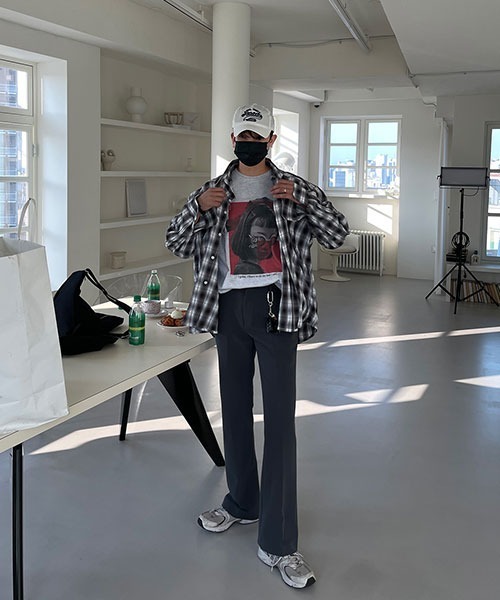 ASCLO（エジュクロ）の「ASCLO [ASCLO MADE] ASCLO Tension Semi Bootcut Slacks (4color)（スラックス・メンズ・ブラック/ベージュ/グレー/ブルー・SMALL/MEDIUM/LARGE）」の12枚目の写真
