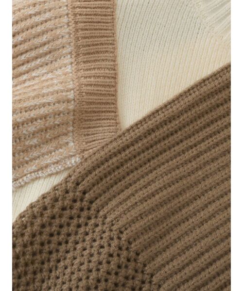 MURUA(ムルーア)の「カラーブロックボリュームニット(ニット/セーター・レディース・グレー/ブルー/アイボリー・FREE)」の21枚目の写真