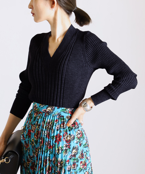 IENA - 18AW美品Chere CODE BIG Vネックプルオーバー cc008-09167-02b.jpg?basethum=225