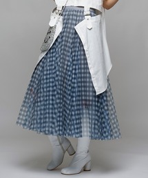 【Narcissus】チェックチュールスカート