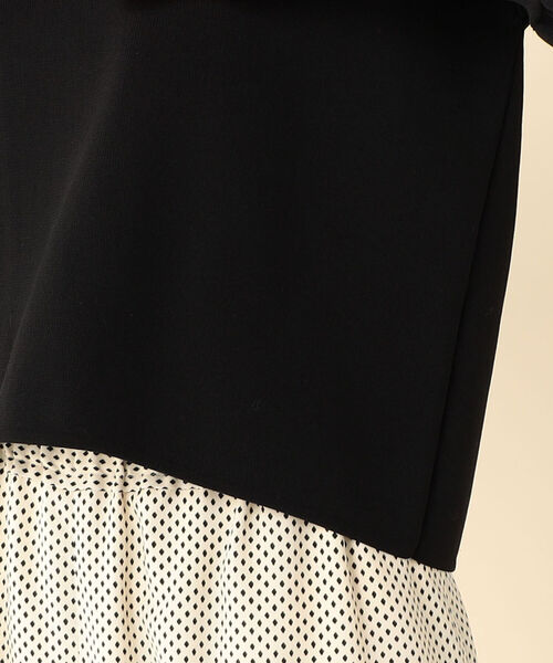 NOLLEY’S(ノーリーズ)の「【WEB限定カラーあり】パール付きプルオーバーニット(ニット/セーター・レディース・ネイビー/オフホワイト/ブラック・38)」の8枚目の写真