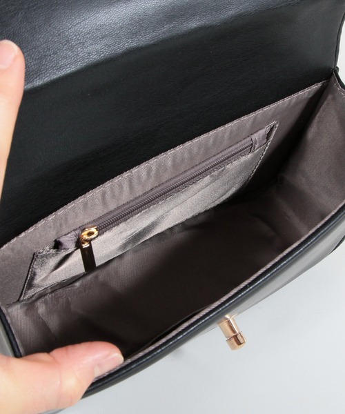 キルティングフラップチェーンショルダーバッグ/22596（ショルダー