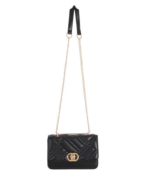 キルティングフラップチェーンショルダーバッグ/22596（ショルダー