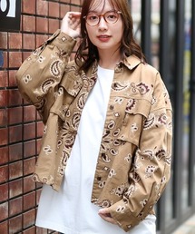 ビッグバンダナオーバーシャツ