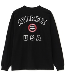 AVIREX | L/S VARSITY LOGO 2.0 T-SHIRT / ヴァーシティロゴ 2.0 長袖Tシャツ(Tシャツ/カットソー)