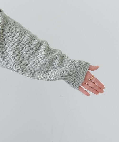 PUAL CE CIN（ピュアルセシン）の「【Du noir】ウォッシャブルニットハイネックワンピース（ワンピース・レディース・ブラック/グレー/レッド・FREE）」の10枚目の写真