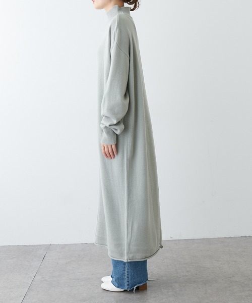 PUAL CE CIN（ピュアルセシン）の「【Du noir】ウォッシャブルニットハイネックワンピース（ワンピース・レディース・ブラック/グレー/レッド・FREE）」の18枚目の写真