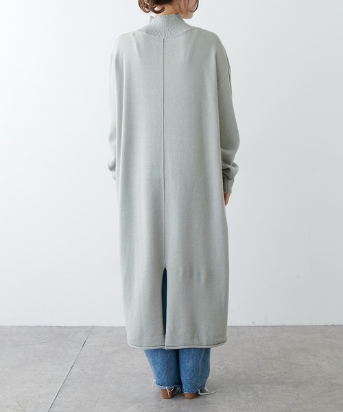 PUAL CE CIN（ピュアルセシン）の「【Du noir】ウォッシャブルニットハイネックワンピース（ワンピース・レディース・ブラック/グレー/レッド・FREE）」の7枚目の写真