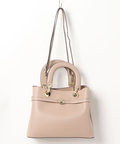 EDIT COLOGNE（エディットコロン）の「ベルトモチーフトートバッグ（トートバッグ・レディース・オフホワイト/ピンク/ベージュ系その他・ﾌﾘ-）」の3枚目の写真