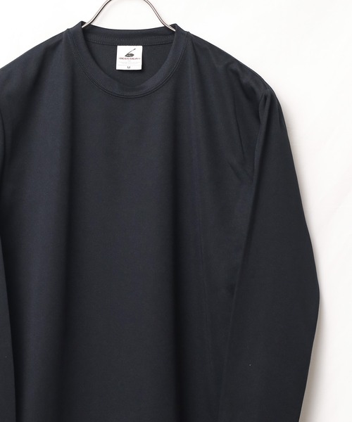BEES BEAM(ビーズビーム)の「『BEES BEAM』ファイバードライ ロングスリーブTシャツ 吸水速乾 UVカット(Tシャツ/カットソー・レディース・ホワイト/ブラック/ネイビー・LARGE/X-LARGE/MEDIUM)」の4枚目の写真