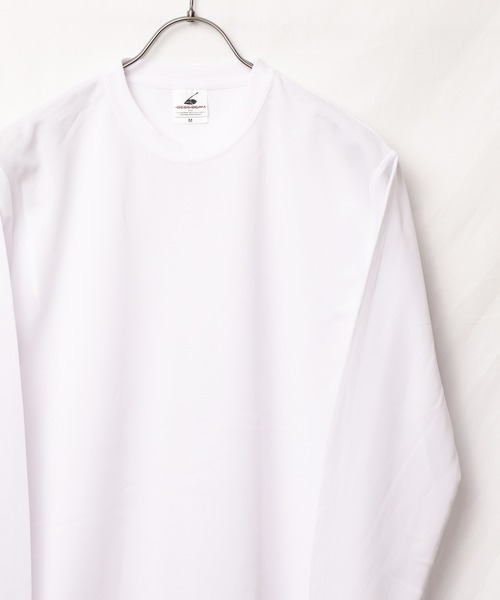 BEES BEAM(ビーズビーム)の「『BEES BEAM』ファイバードライ ロングスリーブTシャツ 吸水速乾 UVカット(Tシャツ/カットソー・レディース・ホワイト/ブラック/ネイビー・LARGE/X-LARGE/MEDIUM)」の5枚目の写真