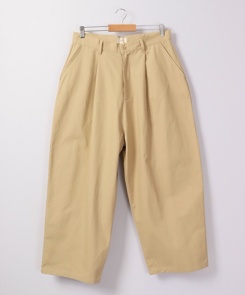 Revo.（レボ）の「Revo. バギーシルエット タック チノパンツ（チノパンツ・メンズ・ベージュ/アイボリー/ブラック/カーキ・1/2）」の14枚目の写真