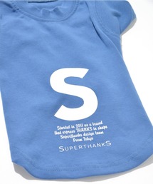 SUPERTHANKS（スーパーサンクス）の「ロゴ プリント/ワンポイント/ドッグシャツ/犬服（ドッグウェア）（ペットウェア）」