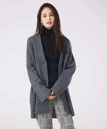 qualite | バイカラーニットアウター(その他アウター)