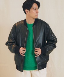 URBAN RESEARCH（アーバンリサーチ）の「eco leather MA-1（ブルゾン）」