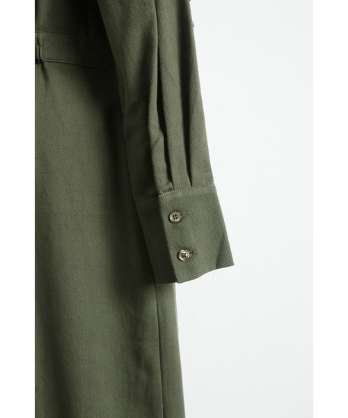 &. NOSTALGIA(アンドドットノスタルジア)の「肩フリル長袖ワンピース(ワンピース・レディース・インディゴブルー/カーキ・FREE)」の20枚目の写真