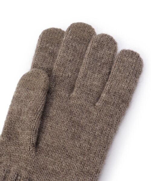 ITS'DEMO(イッツデモ)の「【手洗い可能/編地がカワイイ】スマホ対応模様編み手袋(手袋・レディース・ブラウン系/アイボリー/グレー・00)」の6枚目の写真