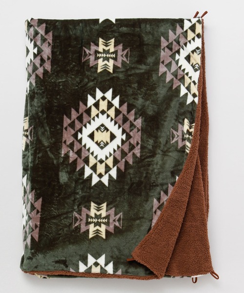 チャイハネ（チャイハネ）の「【チャイハネ】ノマディブランケットXLサイズ（ブランケット・レディース・オレンジ/ホワイト/ターコイズブルー/カーキ/ブラック・FREE）」の20枚目の写真