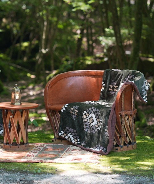 チャイハネ（チャイハネ）の「【チャイハネ】ノマディブランケットXLサイズ（ブランケット・レディース・オレンジ/ホワイト/ターコイズブルー/カーキ/ブラック・FREE）」の17枚目の写真