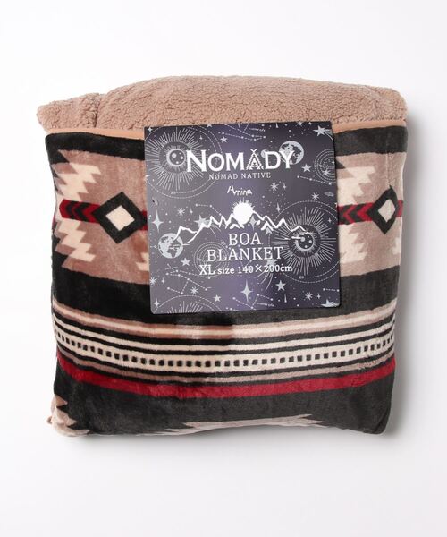 チャイハネ（チャイハネ）の「【チャイハネ】ノマディブランケットXLサイズ（ブランケット・レディース・オレンジ/ホワイト/ターコイズブルー/カーキ/ブラック・FREE）」の7枚目の写真