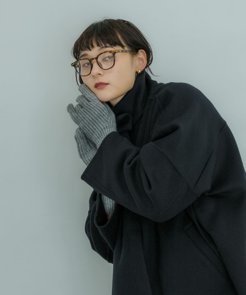 SMELLY（スメリー）の「ホールタッチニットグローブ（手袋・レディース・グレー/ベージュ・-）」の18枚目の写真