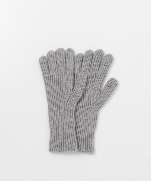 SMELLY（スメリー）の「ホールタッチニットグローブ（手袋・レディース・グレー/ベージュ・-）」の20枚目の写真