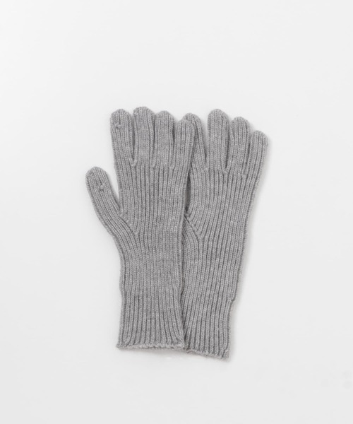 SMELLY（スメリー）の「ホールタッチニットグローブ（手袋・レディース・グレー/ベージュ・-）」の21枚目の写真