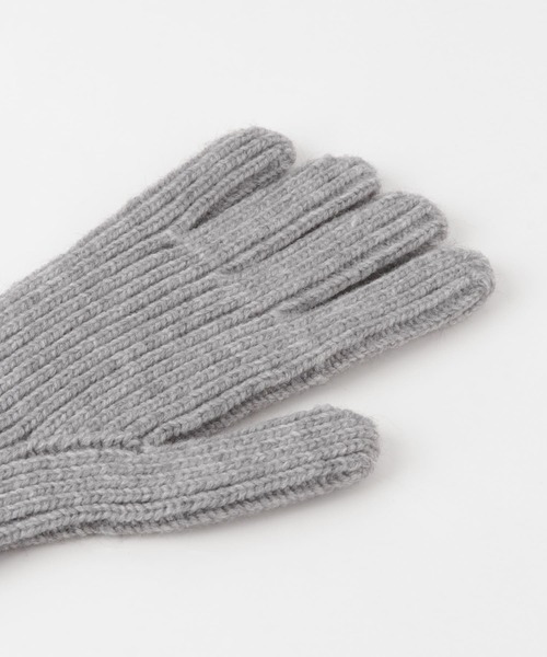 SMELLY（スメリー）の「ホールタッチニットグローブ（手袋・レディース・グレー/ベージュ・-）」の22枚目の写真