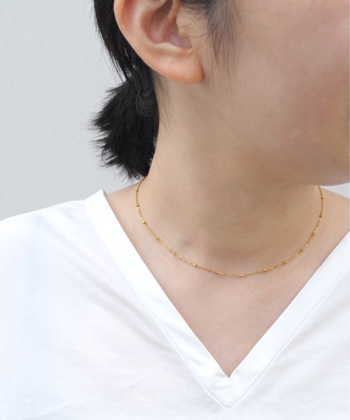 ieLS(イエルズ)の「金属アレルギー対応「ieLS」ステンレス ボールデザインネックレス(ネックレス・レディース・その他2/その他1・ONE SIZE)」の2枚目の写真