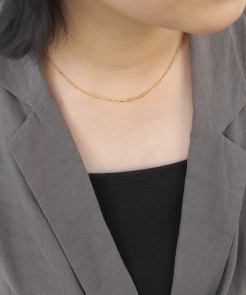 ieLS(イエルズ)の「金属アレルギー対応「ieLS」ステンレス ボールデザインネックレス(ネックレス・レディース・その他2/その他1・ONE SIZE)」の7枚目の写真