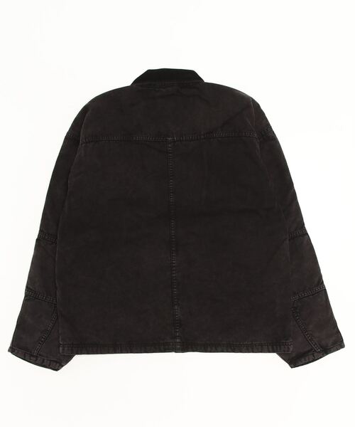 STUSSY(ステューシー)の「STUSSY/ステューシー Washed Canvas Shop ワークジャケット ハンティングジャケット キャンバス(デニムジャケット・メンズ・イエロー/ブラック/ホワイト/ブルー・M/XL/L/S)」の19枚目の写真