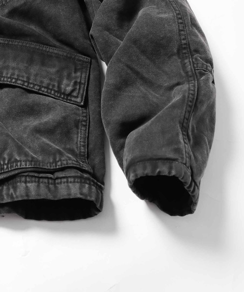 STUSSY(ステューシー)の「STUSSY/ステューシー Washed Canvas Shop ワークジャケット ハンティングジャケット キャンバス(デニムジャケット・メンズ・イエロー/ブラック/ホワイト/ブルー・M/XL/L/S)」の20枚目の写真