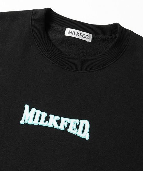 MILKFED.(ミルクフェド)の「COOPER LOGO BIG SWEAT TOP(スウェット・レディース・ライトブルー/ブラック/オフホワイト/ライトピンク/チャコール・ONE SIZE)」の10枚目の写真