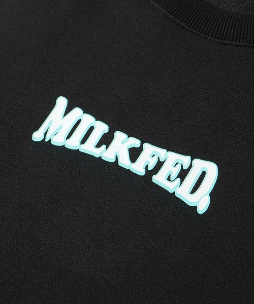 MILKFED.(ミルクフェド)の「COOPER LOGO BIG SWEAT TOP(スウェット・レディース・ライトブルー/ブラック/オフホワイト/ライトピンク/チャコール・ONE SIZE)」の18枚目の写真