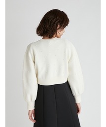 CELFORD（セルフォード）の「パール付きニットブルゾン（その他