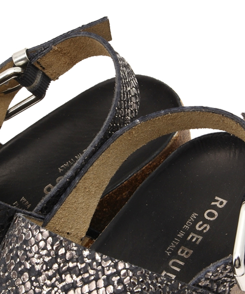 ROSE BUD（ローズバッド）の「(ROSE BUD)パイソン柄コンフォートサンダル（サンダル・レディース・ブラック/その他・38/36/37/39）」の7枚目の写真